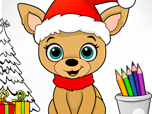 Christmas Coloring Game 2